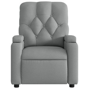 vidaXL Massage Recliner Chair Wingback Reclining Armchair for Elderly Fabric - 1 of 4
