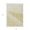Wheat Gold And Ivory Geometric Washable Indoor Outdoor Area Rug - 3 of 4