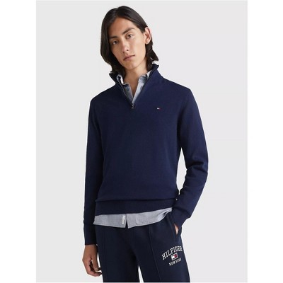 Tommy Hilfiger Mens Pima Cotton Cashmere Blend Knit Sweater