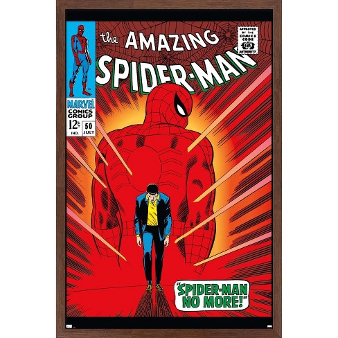 Spider-Man Amazing Fantasy #15 Comic Cover Framed Art Print