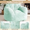 Coucheta Large Bean Bag Chairs for Adults, High-Density Foam Filled Oversized Bean Bag Floor Sofa Living Room Lounge Chairs for Sleeping Reading - 4 of 4