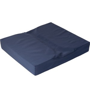 DMI Dual Cut Foam Coccyx Cushion, Firm Support for Chairs & Wheelchairs, 16 x 18 x 3 in - 1 of 4