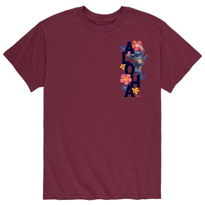 Men's - Lilo and Stitch - Aloha Stitch Short Sleeve Graphic T-Shirt