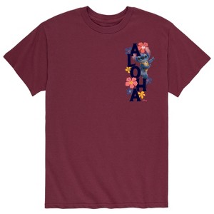 Men's - Lilo and Stitch - Aloha Stitch Short Sleeve Graphic T-Shirt - 1 of 4