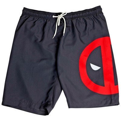 Deadpool Mens Marvel Comics Deadpool Symbol Board Shorts - 3XLarge (48-50) — фото 6