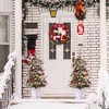 3FT Pre-Lit Artificial Christmas Tree,Tabletop Christmas Tree with Pine Cones - 4 of 4