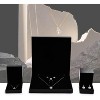 Black Jewelry Set Gift Box, Storage Case for Rings, Earrings, and Necklaces, Presentation Organizer - 3 of 4