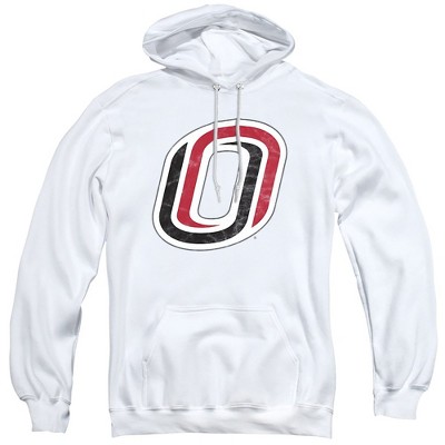University of Nebraska at Omaha Official Distressed Primary Adult Pull-Over Hoodie