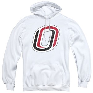 University of Nebraska at Omaha Official Distressed Primary Adult Pull-Over Hoodie - 1 of 4