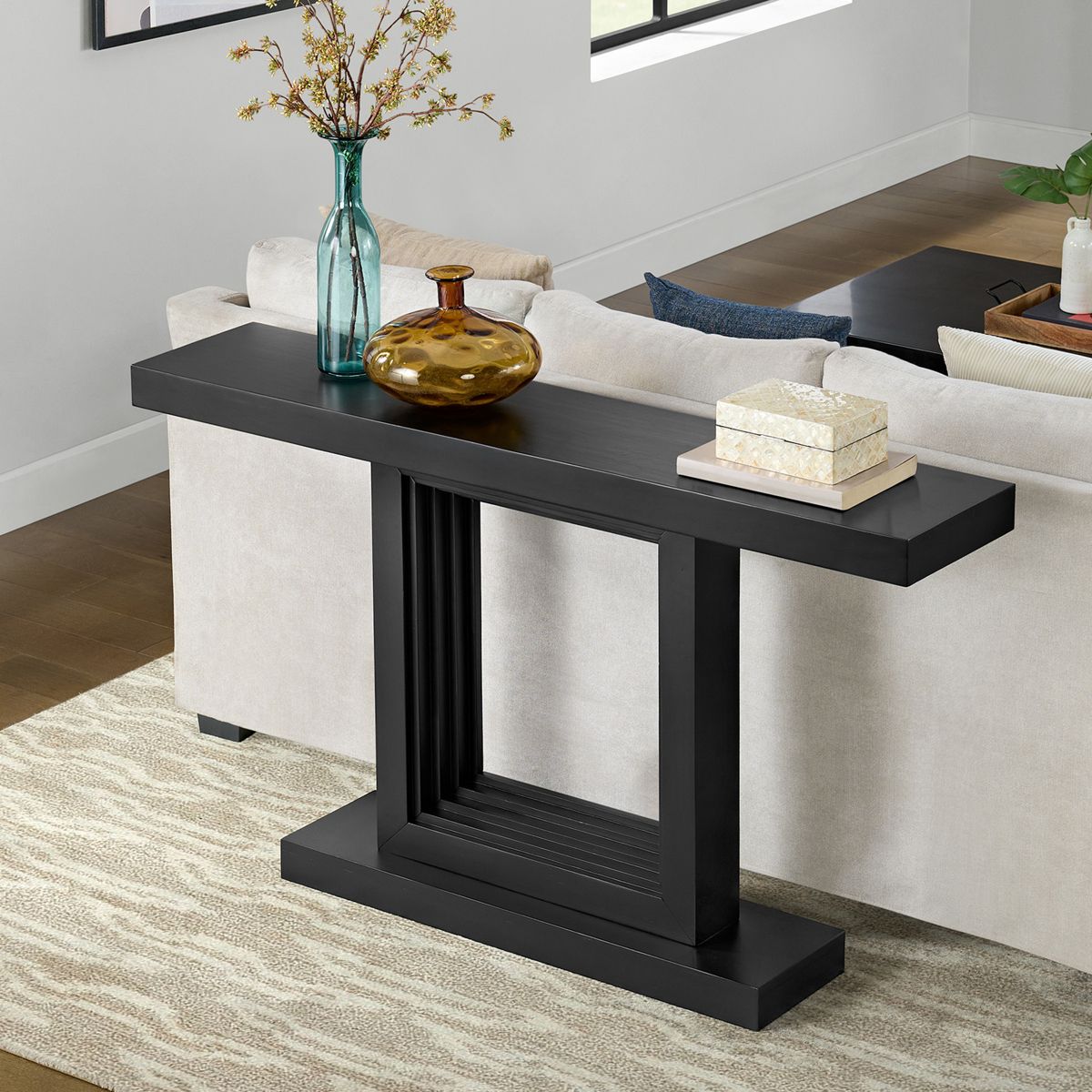 Pismo Solid Wood Console Table 56 Inch - thumbnail 7