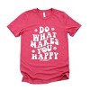 Simply Sage Market S.W.Smiley Makes You Happy Smiley Face Short Sleeve Tee - 2 of 4