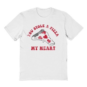 Social Collective Men's You Stole  Valentines Day Short Sleeve Graphic Cotton T - 1 of 3