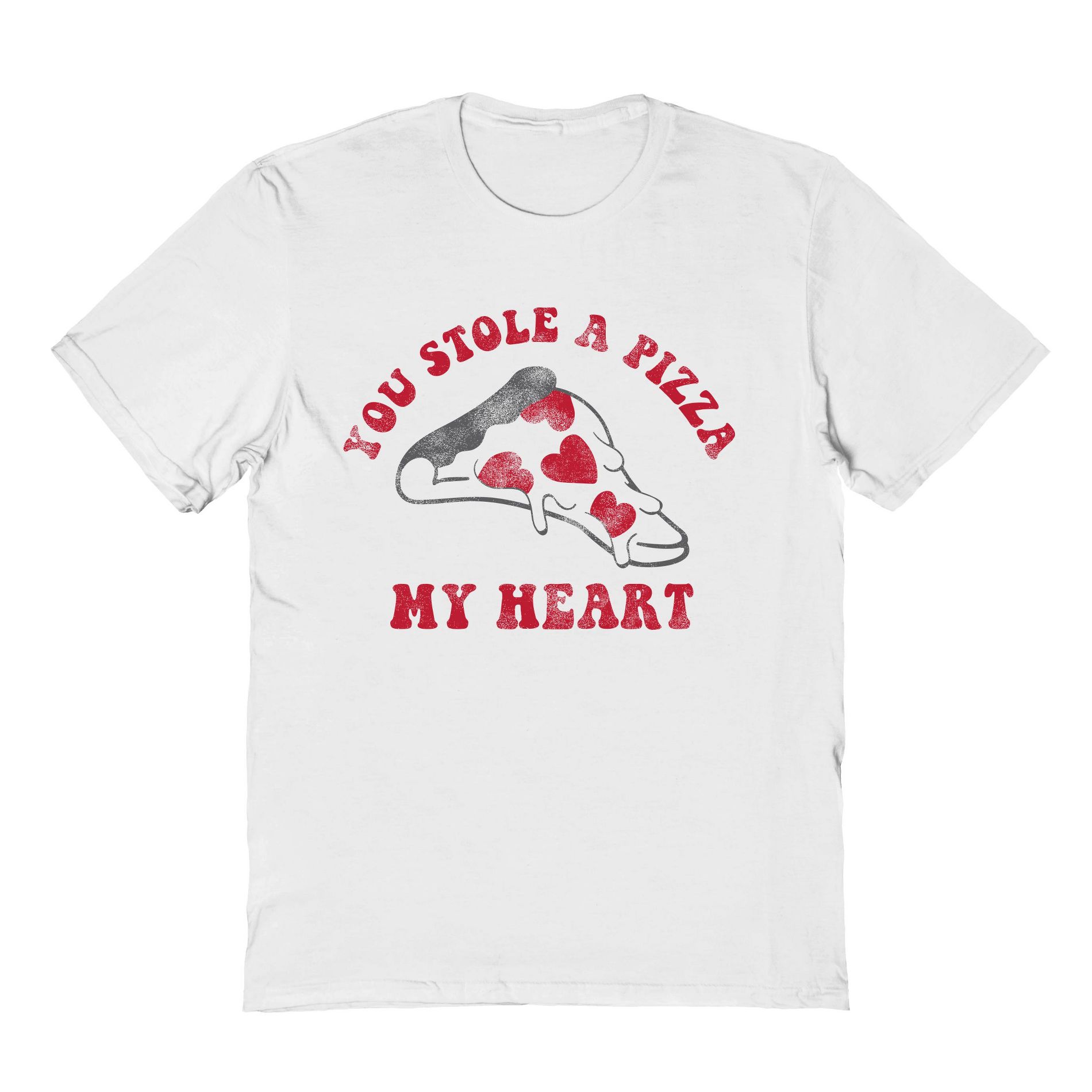 Social Collective Men's You Stole  Valentines Day Short Sleeve Graphic Cotton T-Shirt