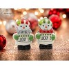 Kevins Gift Shoppe Ceramic Lucky 1 and 2 Irish Snowman Salt And Pepper Shakers - image 3 of 3