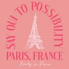 Junior's Emily in Paris Say Out To Possibility Sweatshirt - image 2 of 3