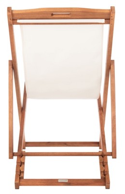 Contemporary Eucalyptus Wood Armless Side Chair in Natural Beige