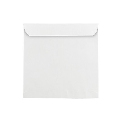 JAM Paper 12.5" x 12.5" Large Square Invitation Envelopes White 25/Pack 3992322