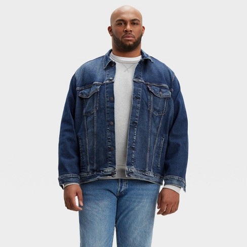 Levi's® Men's Big & Tall Long Sleeve Trucker Jacket - Blue Denim 4xlt :  Target