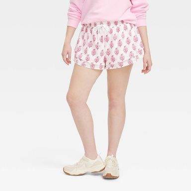 Women's Bouquet Drawstrings Shorts Pink - Roller Rabbit x Target XXS