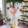 NAYSAYE Party Decoration and Accessories Glass Christmas Ball Ornaments Set of 4 for Christmas Tree Decors, Red, 4.7"*4.7"*0.11" - 4 of 4