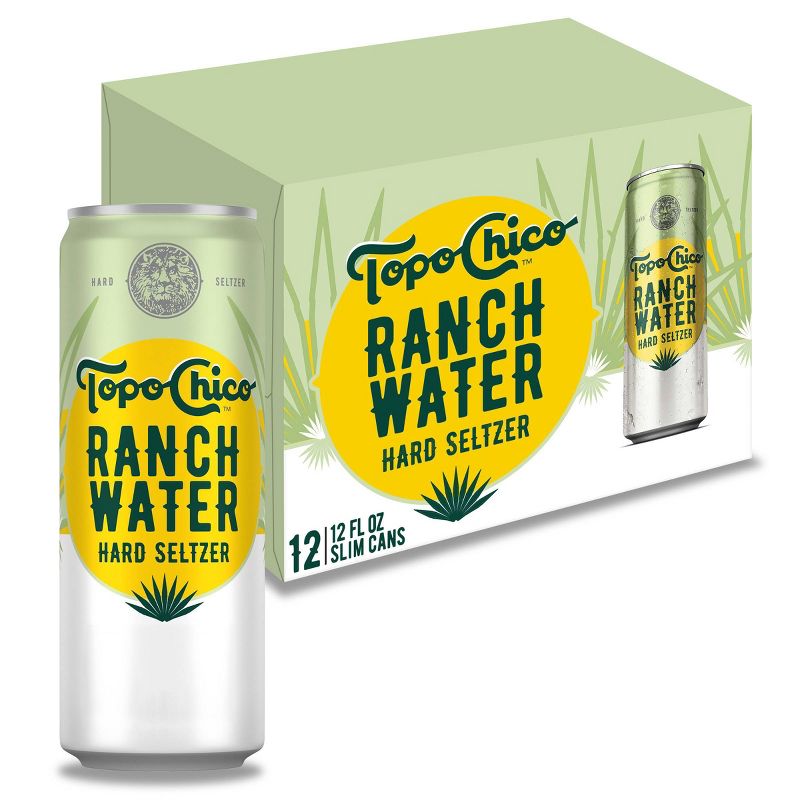 Topo Chico Ranch Water Hard Seltzer - 12pk/12 fl oz Cans, 1 of 10