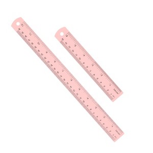 Unique Bargains Aluminum Alloy Rulers with Centimeters Millimeters Inches and Conversion Table - 1 of 4