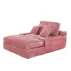Dolonm 75" Deep Seat Sofa: 2-Seater with 4 Pillows, Plush Fabric, Easy Assembly for Living Room/Apartment/Office - 3 of 4