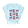 Simply Sage Market Patriotic Boots Stacked Coquette Short Sleeve Tee - 2 of 4