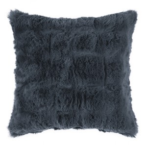 Unique Bargains Faux Fur Cozy Luxury Soft Modern Plush Pillowcase 1 Pc - 1 of 4