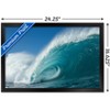 Trends International Surfing - Rolling Wave Framed Wall Poster Prints - 3 of 4