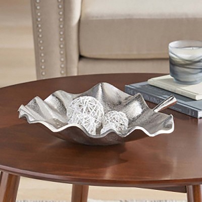 Leaf Shape Wave Decorative Tray, Dish Cosmetics Organizer Bathroom Clutter Serving Platter Small Storage Tray, For Kitchen Dining Table Living Room