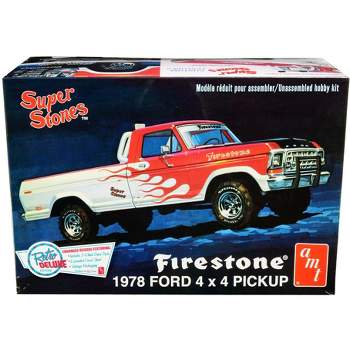 Skill 2 Model Kit 1978 Ford 4x4 Pickup Truck "Firestone Super Stones" 1/25 Scale Model by AMT