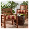 Kensington Garden 2pc 20"x20" Outdoor Chair Cushions - 2 of 4