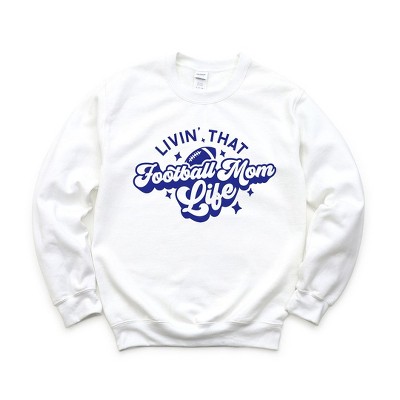 Simply Sage Market Women's Graphic Sweatshirt Livin' That Football Mom Life