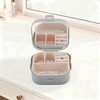 Unique Bargains Square Multi-Function with Mirror Jewelry Box Jewelry Organizer 1 Pc - 4 of 4