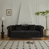 2 Piece Velvet Chesterfield Button-Tufted Sofa Sets for Living Room - 4 of 4
