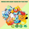 10 Pack Wooden Toddler Puzzles Spelling; Montessori Toy Toddler Baby Ages 2-4 Puzzles Early Develop; Toys Learning Education Preschool Gifts - 2 of 4