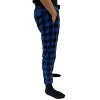 #followMe Men's Microfleece Buffalo Plaid Pajama Pants with Pockets: Comfortable Joggers - 2 of 3