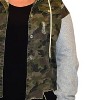 Women's Distressed Snap Button-down Jacket - Oddi - 2 of 2