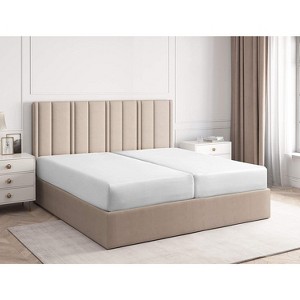Premium Fitted Sheet Ultra Soft & Breathable - Deep Pocket for 8"-16" Mattresses - CGK Linens - 1 of 4