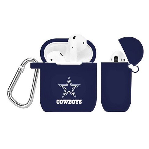 GAME TIME Dallas Cowboys Silicone Case Cover Compatible with Apple AirPods  Battery Case Grey