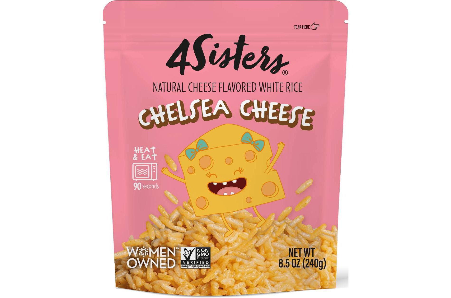 4Sisters Chelsea Cheese Flavored White Rice - 8.5oz