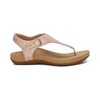 Aetrex Ellie Adjustable Quarter Strap Thong Sandal - 2 of 4