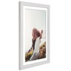 Americanflat 13x19 Picture Frame - Use as 11x17 Frame with Mat or Display 13x19 Photo Without Mat - Hudson Collection - White - 4 of 4