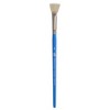 Princeton Select Artiste Bristle Fan Brush, Synthetic Bristles, Short Handle Mixed Media Paintbrush, Jewel Blue, Size 4, Pack of 3 - 2 of 4