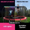 Joyberri Trampoline - ASTM Certified, 8-16ft for kids & adults. Anti-rust, with enclosure net, ladder, LED lights & sprinkler. Safe & fun! - 4 of 4