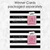 Big Dot of Happiness Paris, Ooh La La - Paris Themed Baby Shower or Birthday Party Game Scratch Off Cards - 22 Count - 3 of 4