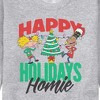 Men's - Hey Arnold! - Holiday Homies Graphic Fleece Sweatshirt - 2 of 4