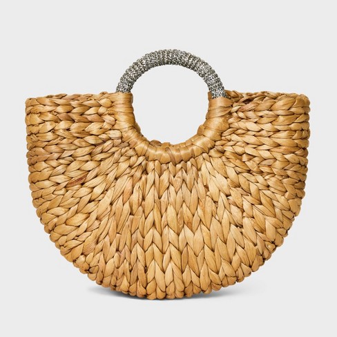 Small straw tote online