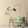 ChicFurnit Wall Shelf Set Floating Wood Shelves Invisible Brackets Hanging Shelf for Books Storage for Indoor Living Room, Maple, 11.81"*3.94"*1.26" - 2 of 4